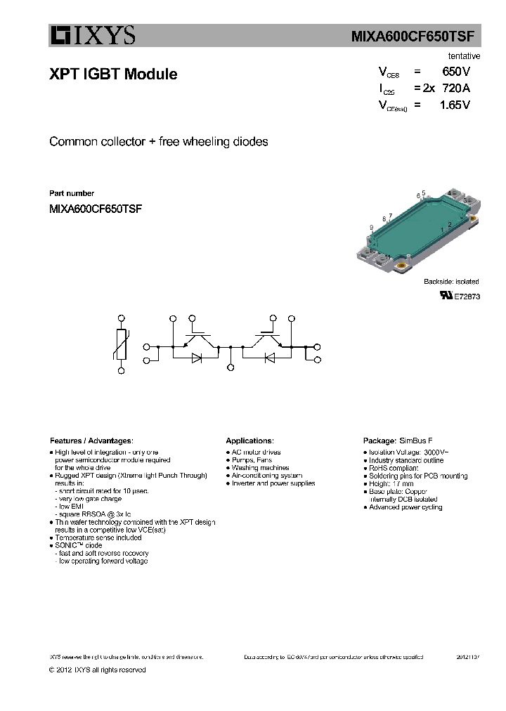 MIXA600CF650TSF_8635303.PDF Datasheet