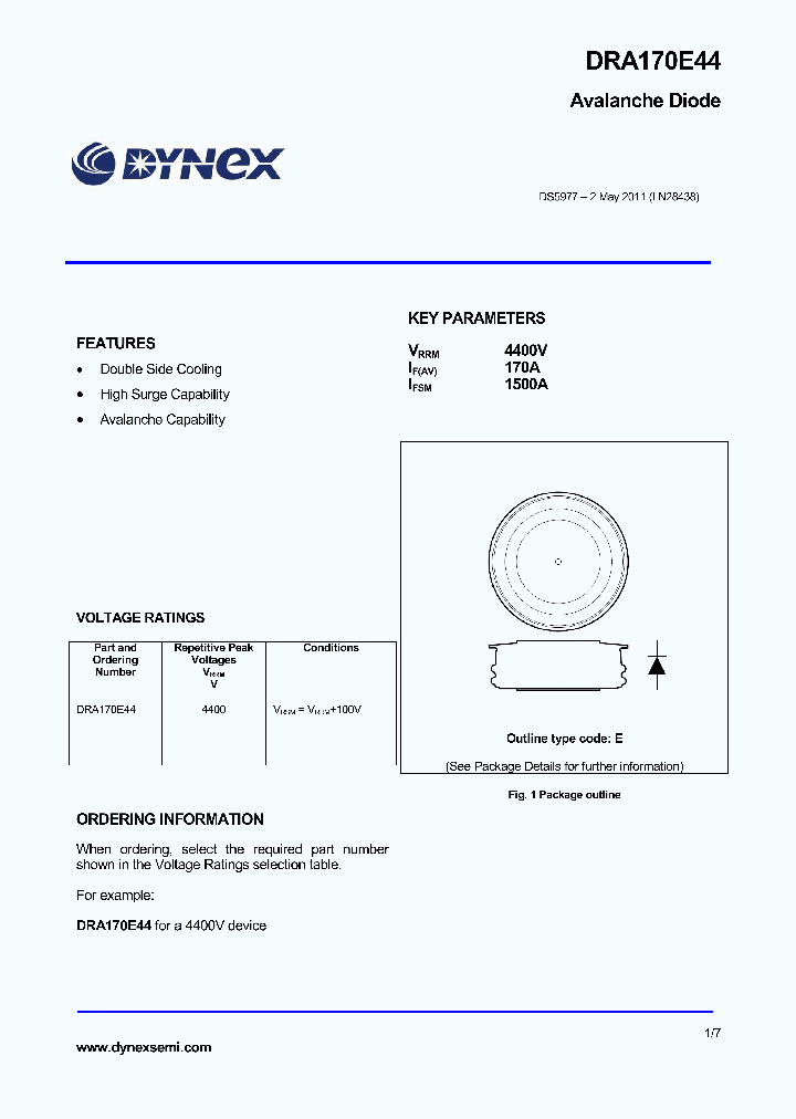 DRA170E44_8656577.PDF Datasheet