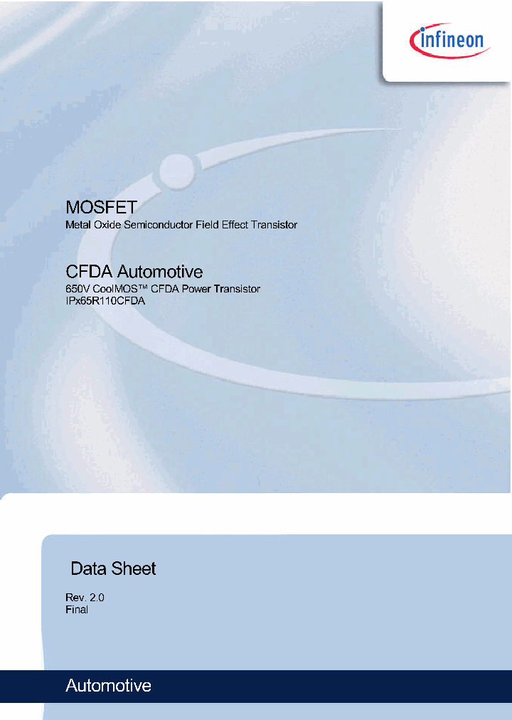 IPB65R110CFDA_8665782.PDF Datasheet