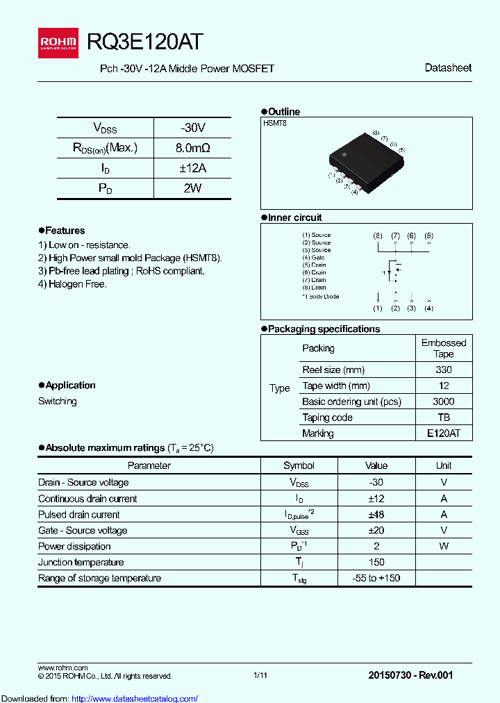 RQ3E120AT_8668334.PDF Datasheet