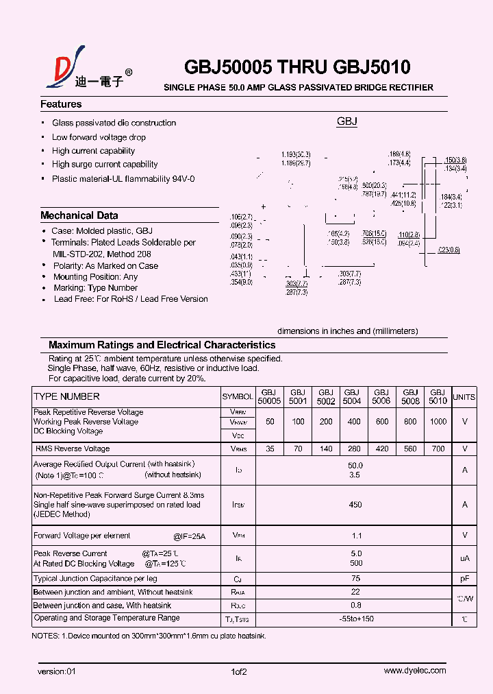 GBJ5002_8674252.PDF Datasheet