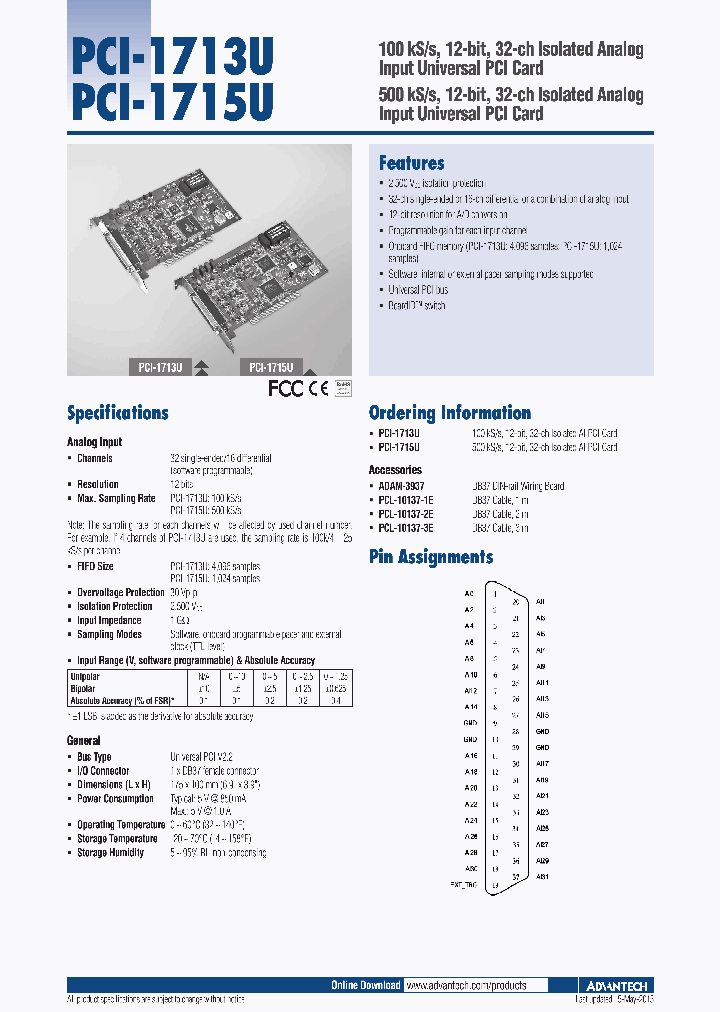 PCI-1713U-15_8677104.PDF Datasheet