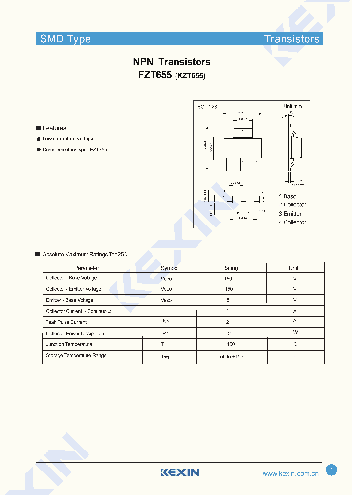 FZT655-15_8681253.PDF Datasheet