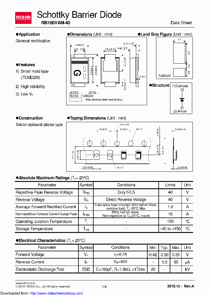 RB160VAM-40TR_8684290.PDF Datasheet