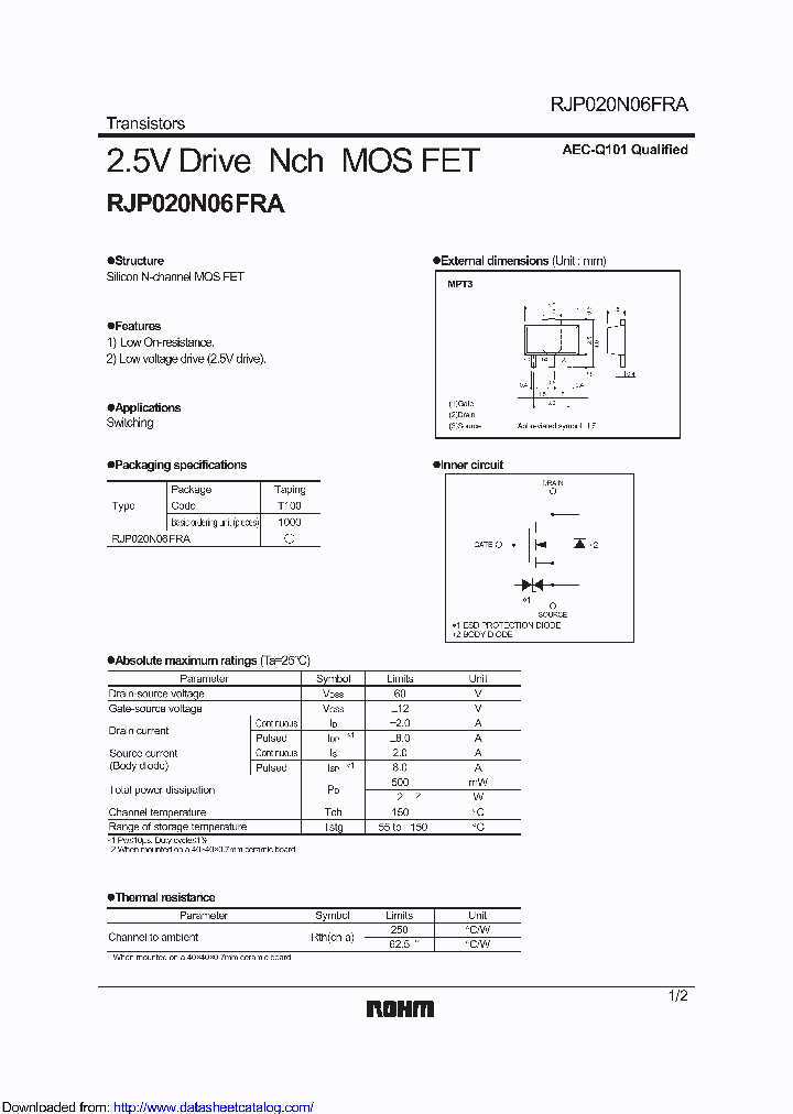 RJP020N06FRAT100_8687030.PDF Datasheet