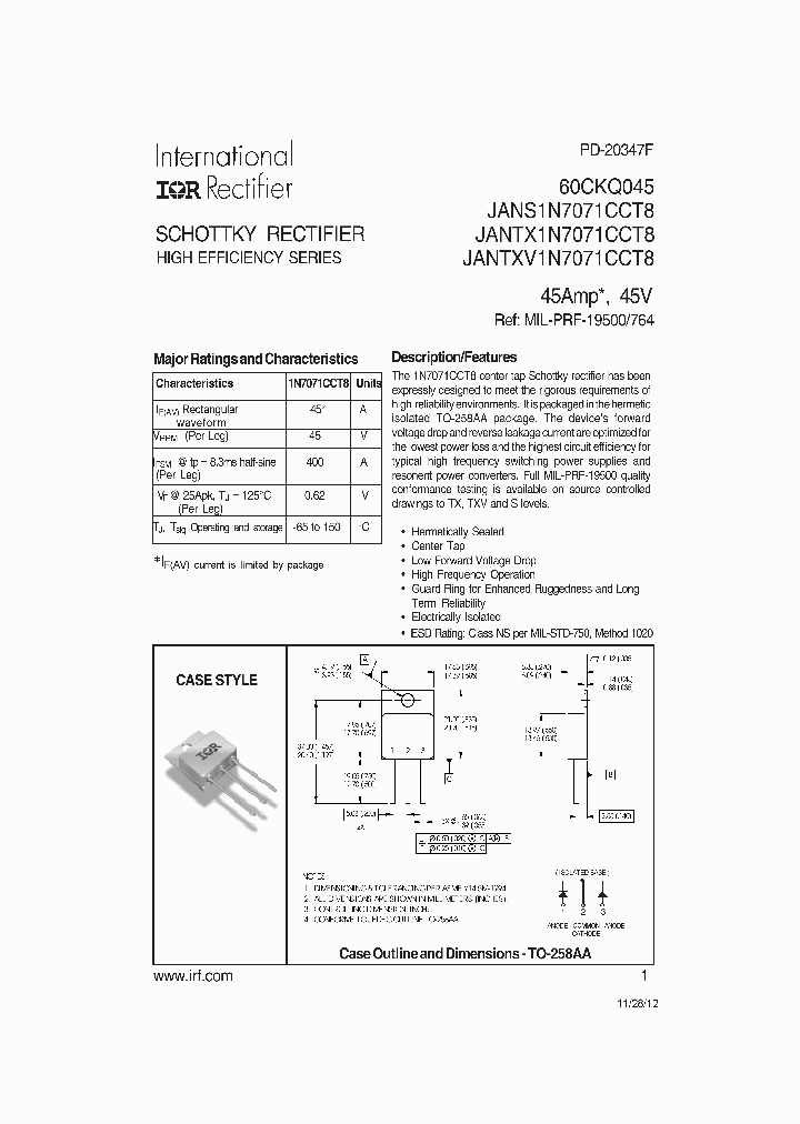 60CKQ045_8698505.PDF Datasheet
