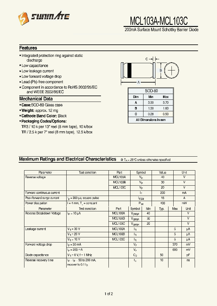 MCL103A_8700051.PDF Datasheet