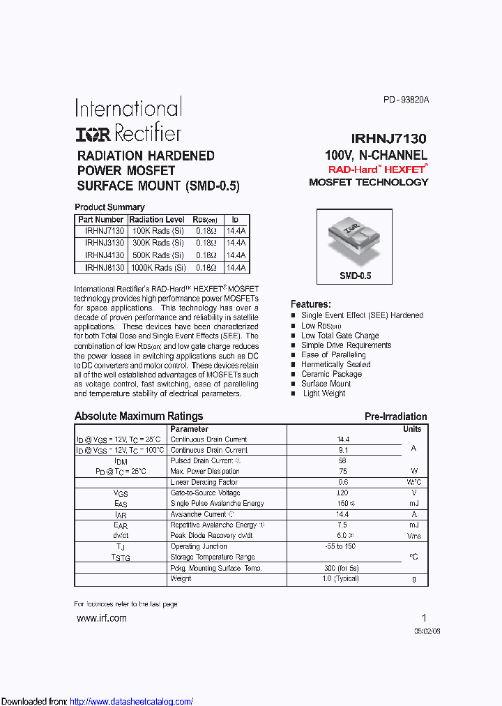 IRHNJ8130SCS_8702373.PDF Datasheet