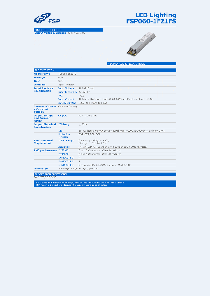 FSP060-1FZ1FS_8714497.PDF Datasheet