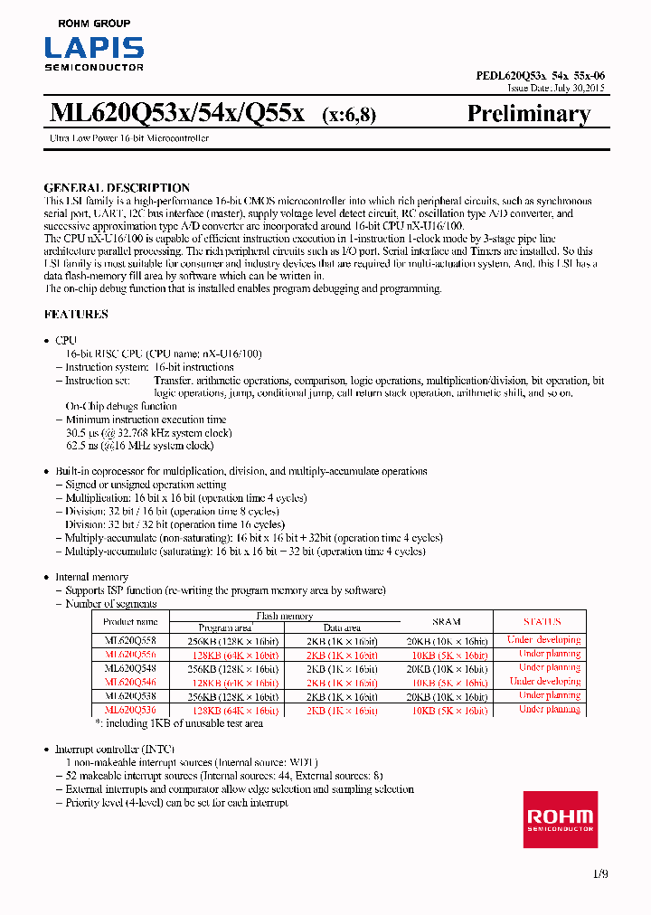 ML620Q538_8716128.PDF Datasheet