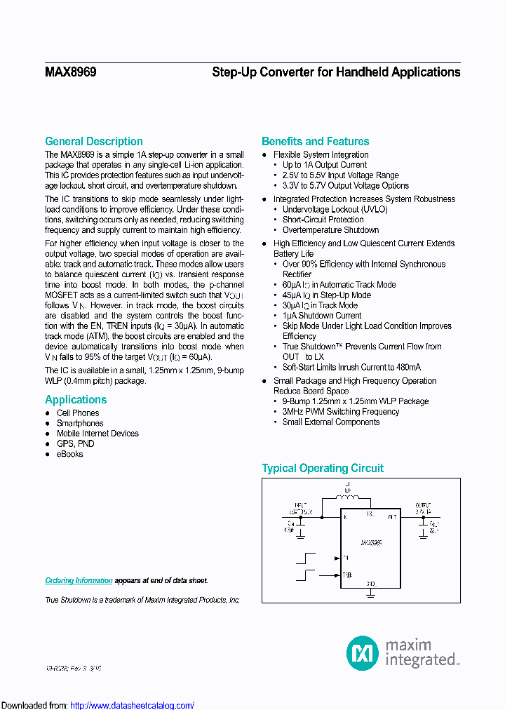 MAX8969EWL37_8716394.PDF Datasheet