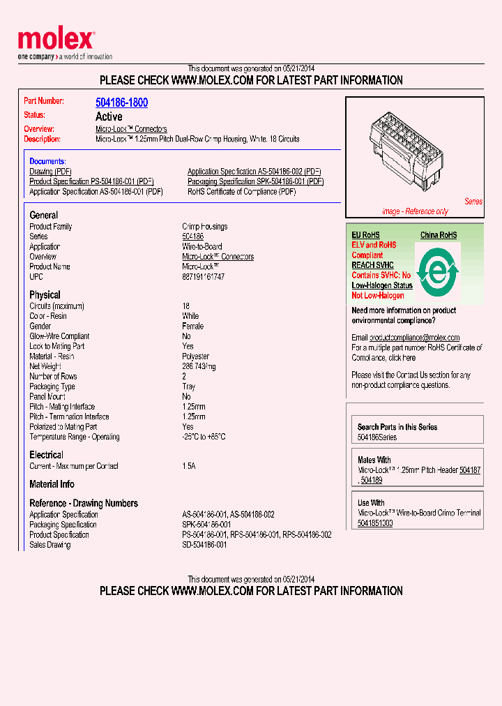 504186-1800_8718188.PDF Datasheet