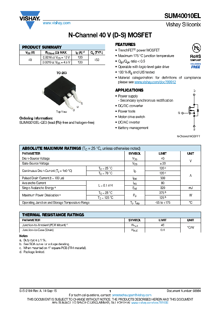 SUM40010EL_8727678.PDF Datasheet