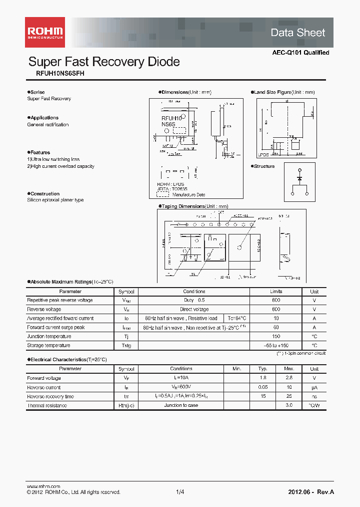 RFUH10NS6SFH_8731931.PDF Datasheet