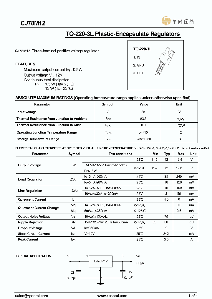 CJ78M12-TO220-3L_8741510.PDF Datasheet