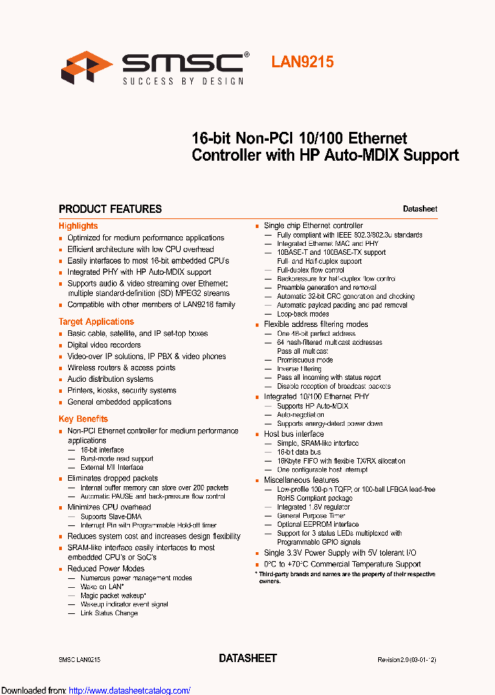 LAN9215-MT_8760705.PDF Datasheet