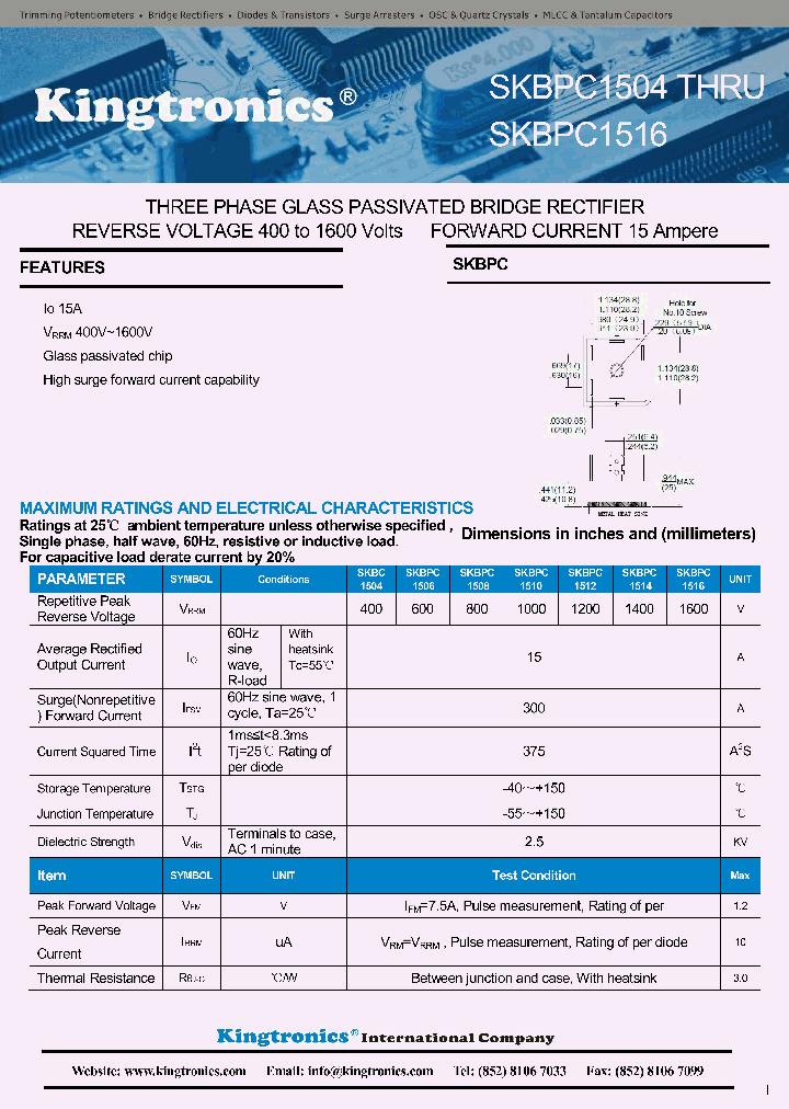 SKBPC1506_8763045.PDF Datasheet