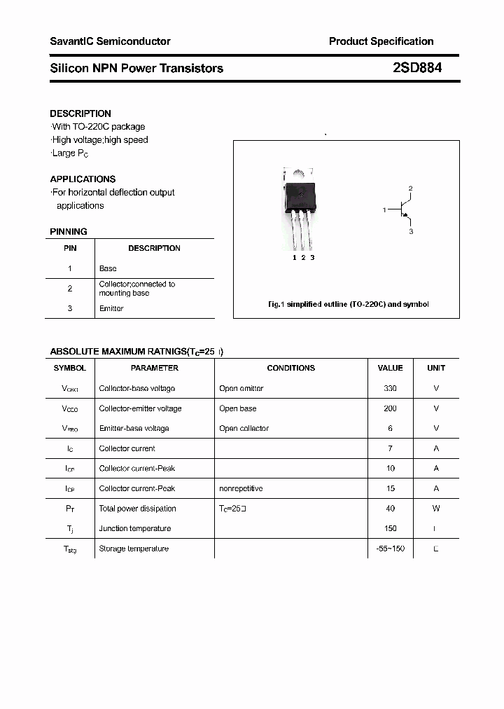 2SD884_8773494.PDF Datasheet