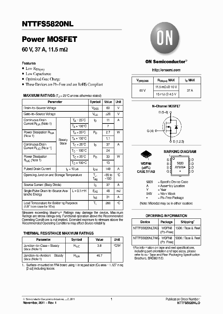 NTTFS5820NL_8793040.PDF Datasheet