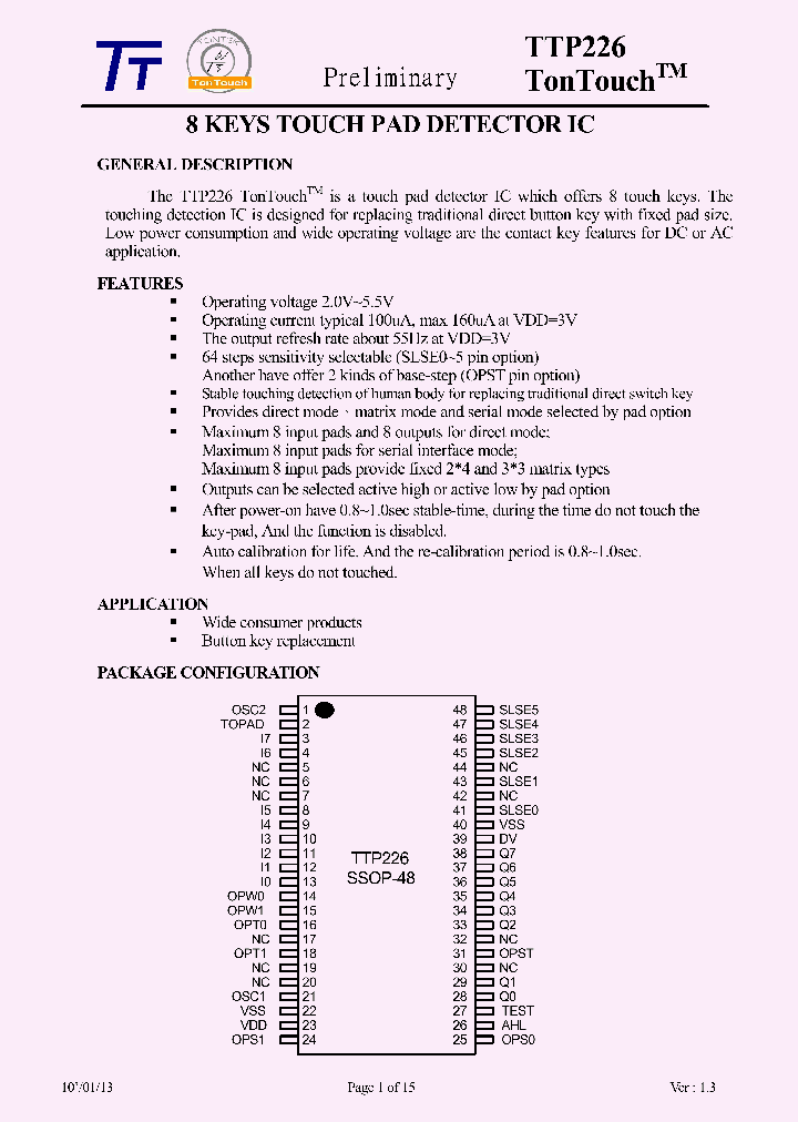 TTP226_8793275.PDF Datasheet