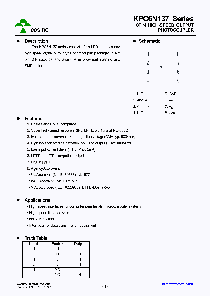 KPC6N137LTLD_8794990.PDF Datasheet