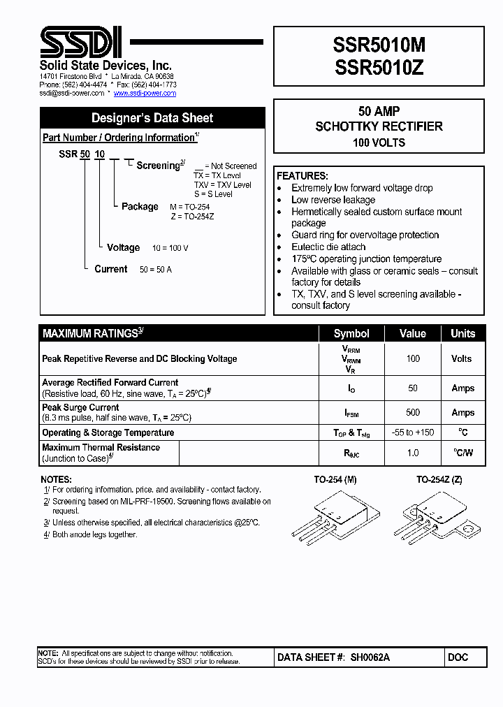 SH0062A-15_8806060.PDF Datasheet