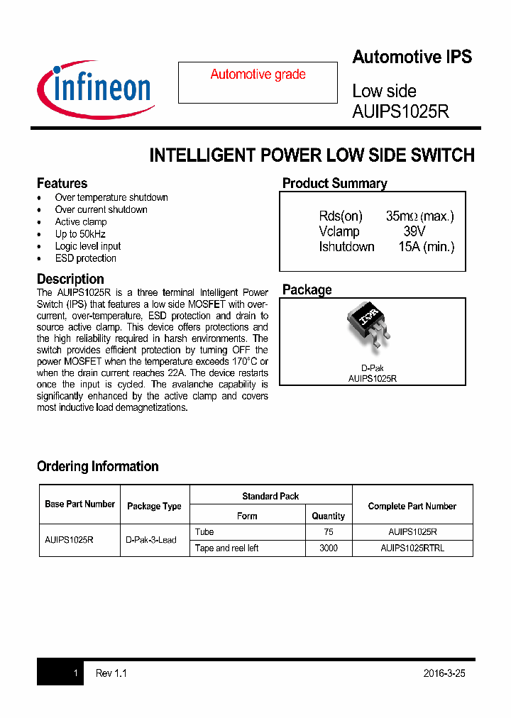 AUIPS1025R_8815156.PDF Datasheet