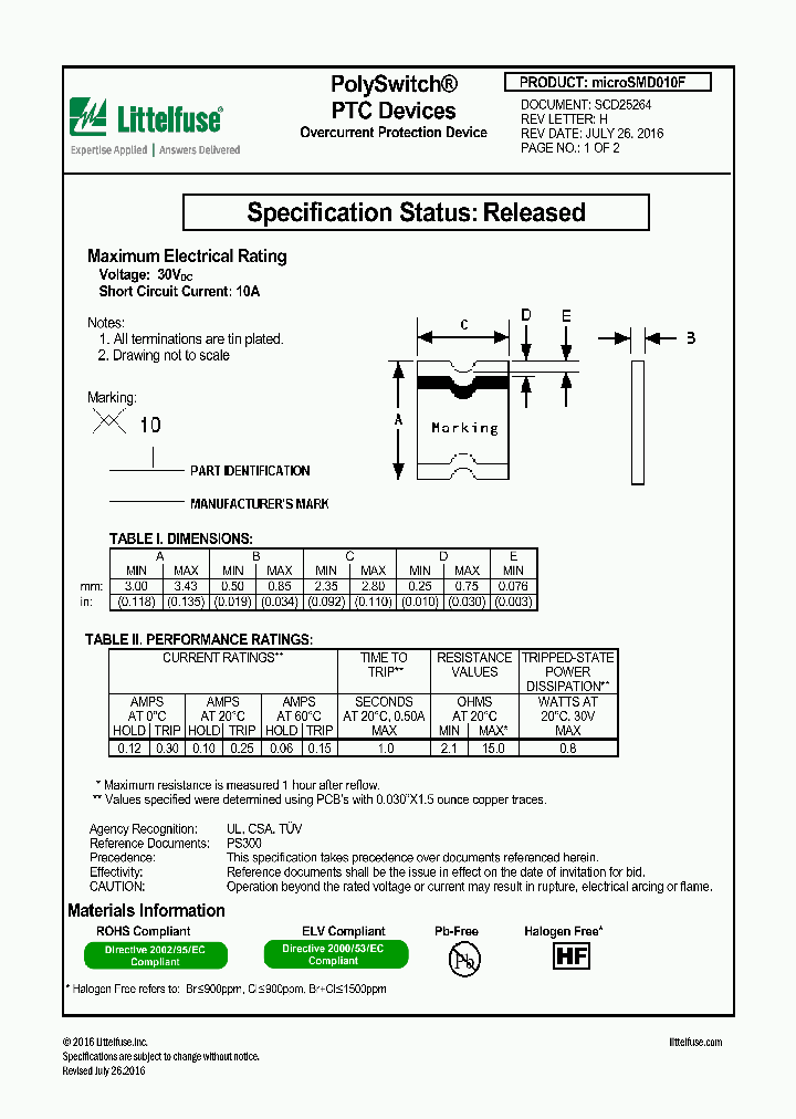 MICROSMD010F_8830352.PDF Datasheet