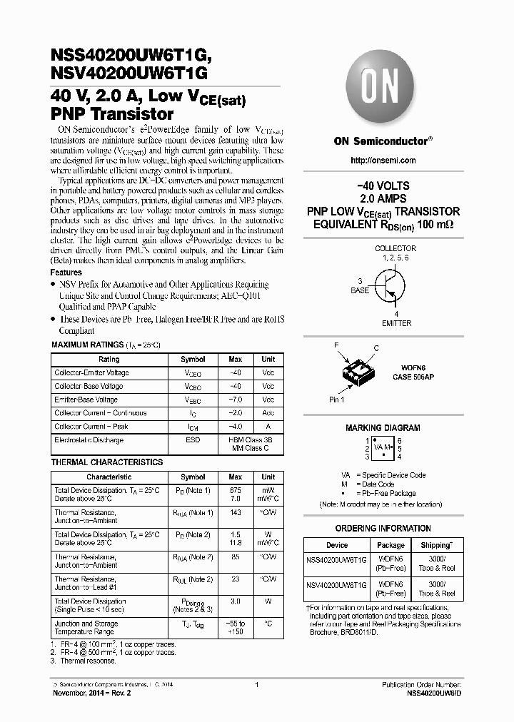 NSV40200UW6T1G_8837659.PDF Datasheet