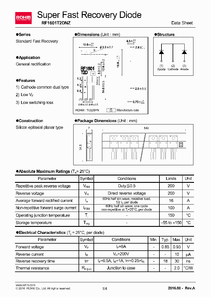 RF1601T2DNZ_8833385.PDF Datasheet
