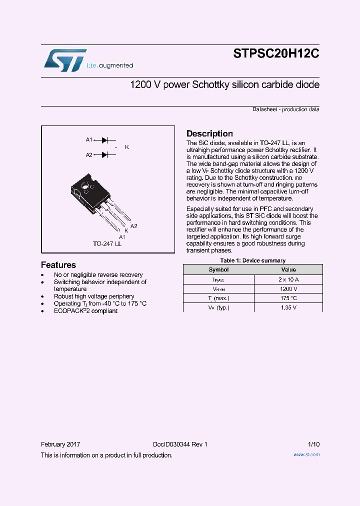 STPSC20H12C_8838606.PDF Datasheet