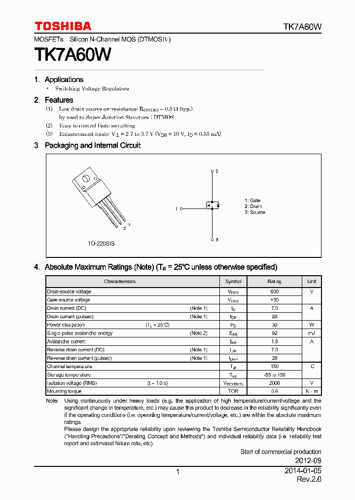TK7A60W_8844320.PDF Datasheet