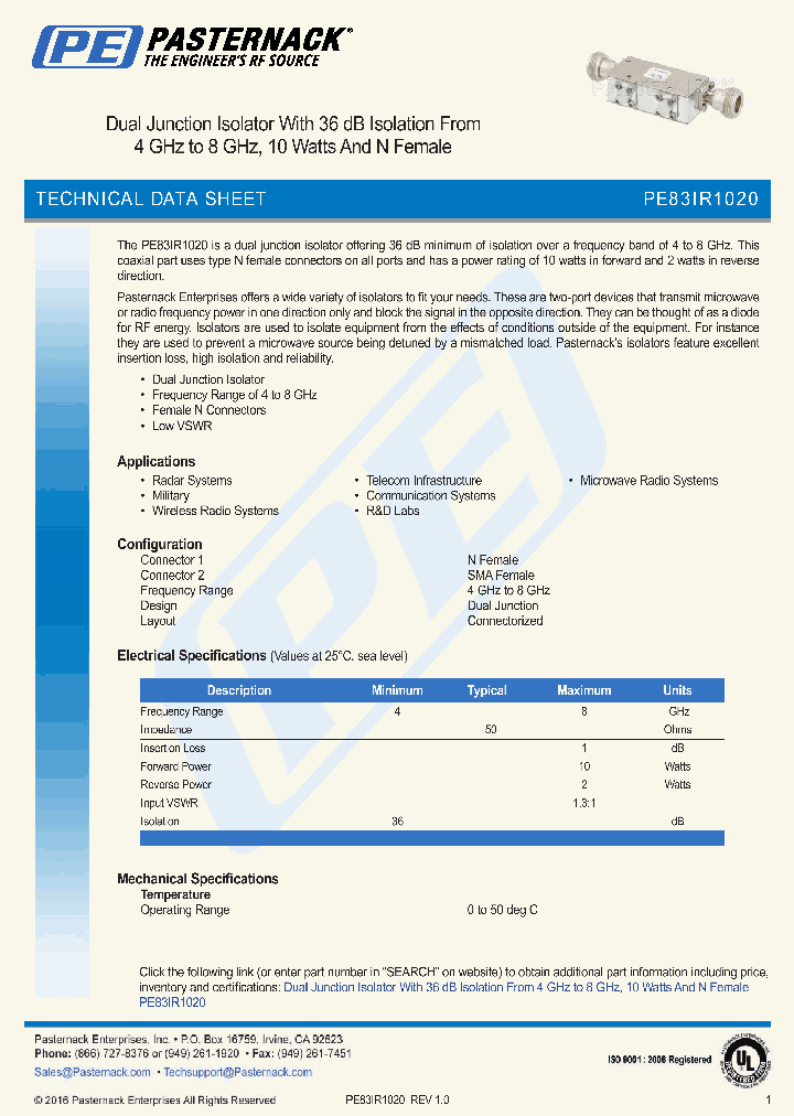 PE83IR1020_8839846.PDF Datasheet