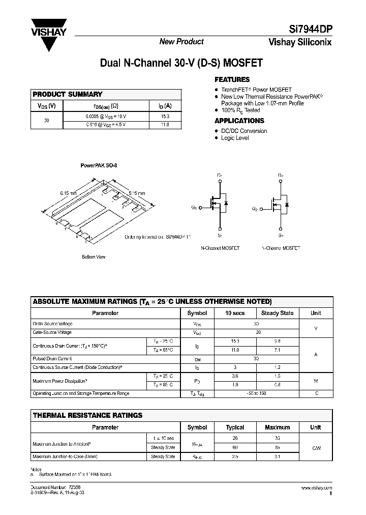 SI7944DP_8846417.PDF Datasheet