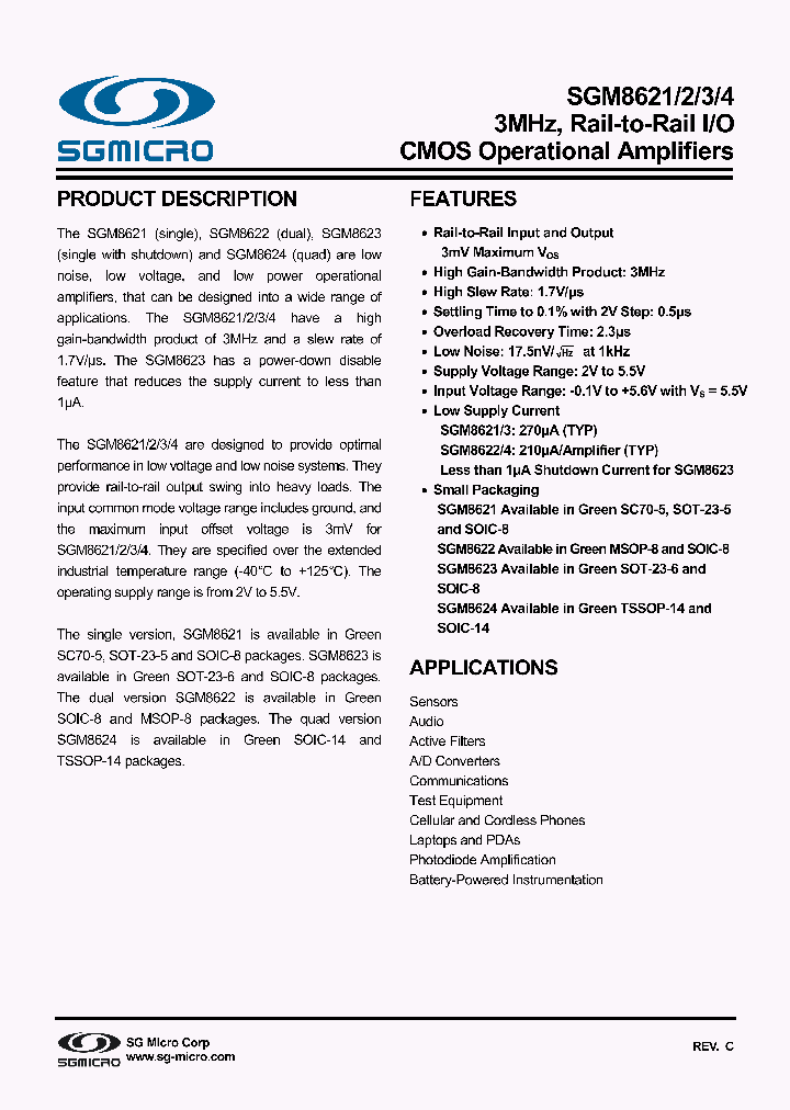 SGM8621_8852436.PDF Datasheet