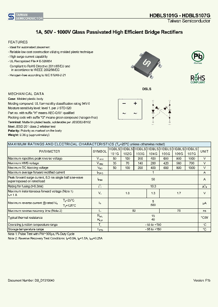 HDBLS105G_8853331.PDF Datasheet