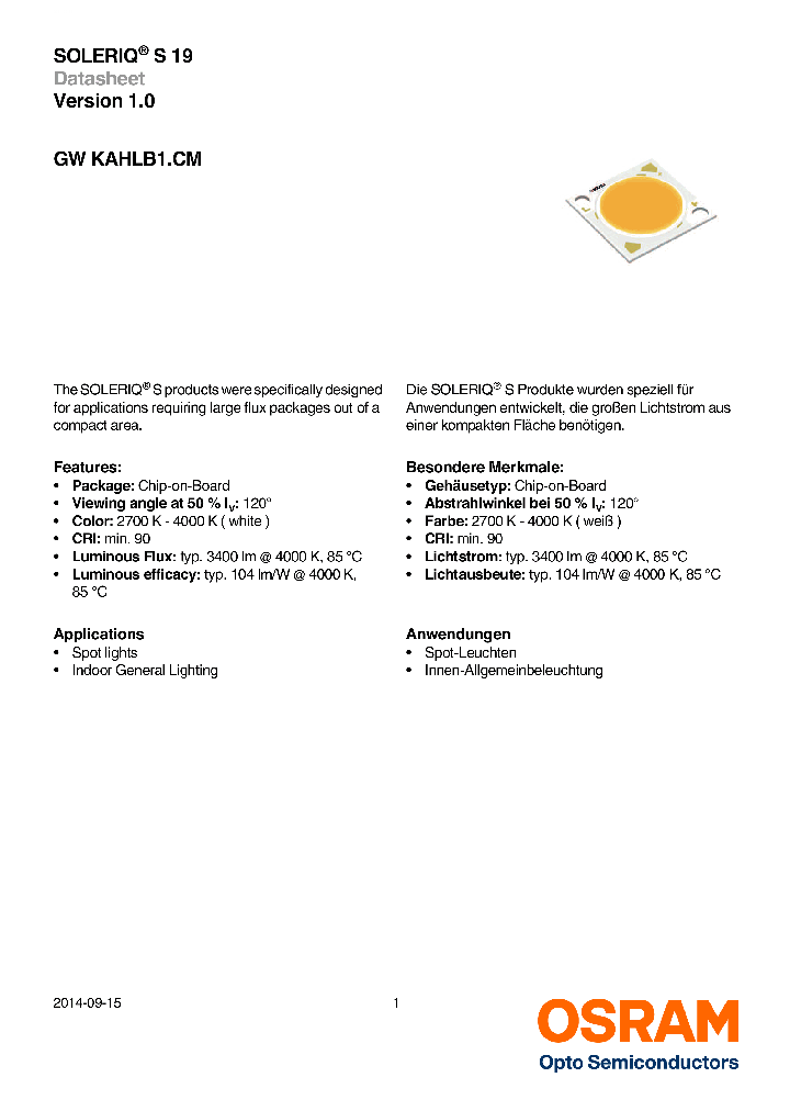 GWKAHLB1CM-SUTQ-27S3_8855814.PDF Datasheet