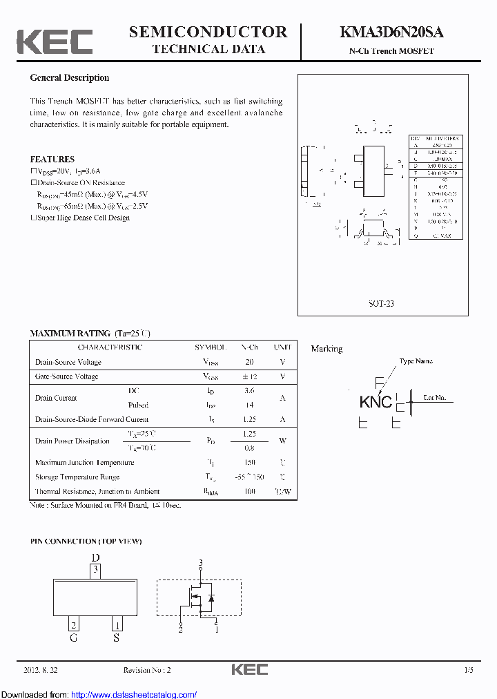 KMA3D6N20SA_8861627.PDF Datasheet