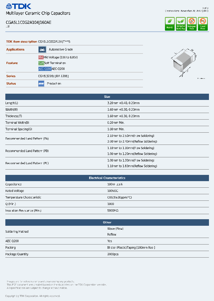 CGA5L1C0G2A104J160AE_8862819.PDF Datasheet