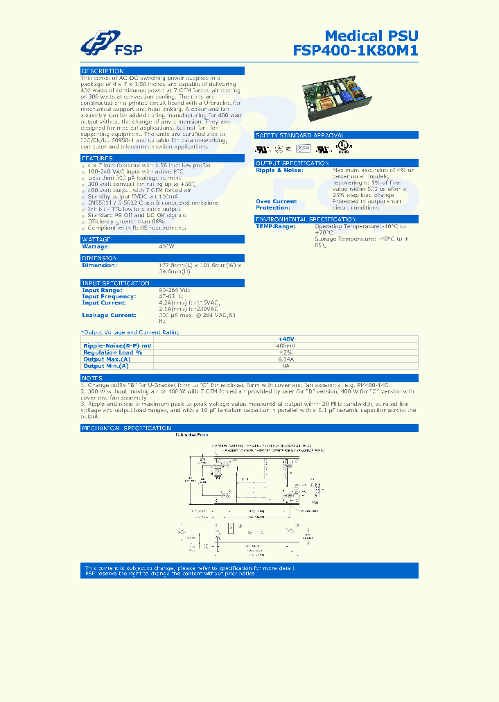 FSP400-1K80M1-15_8866703.PDF Datasheet