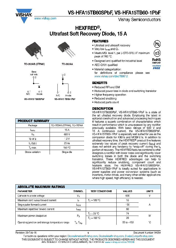 VS-HFA15TB60SPBF_8869148.PDF Datasheet