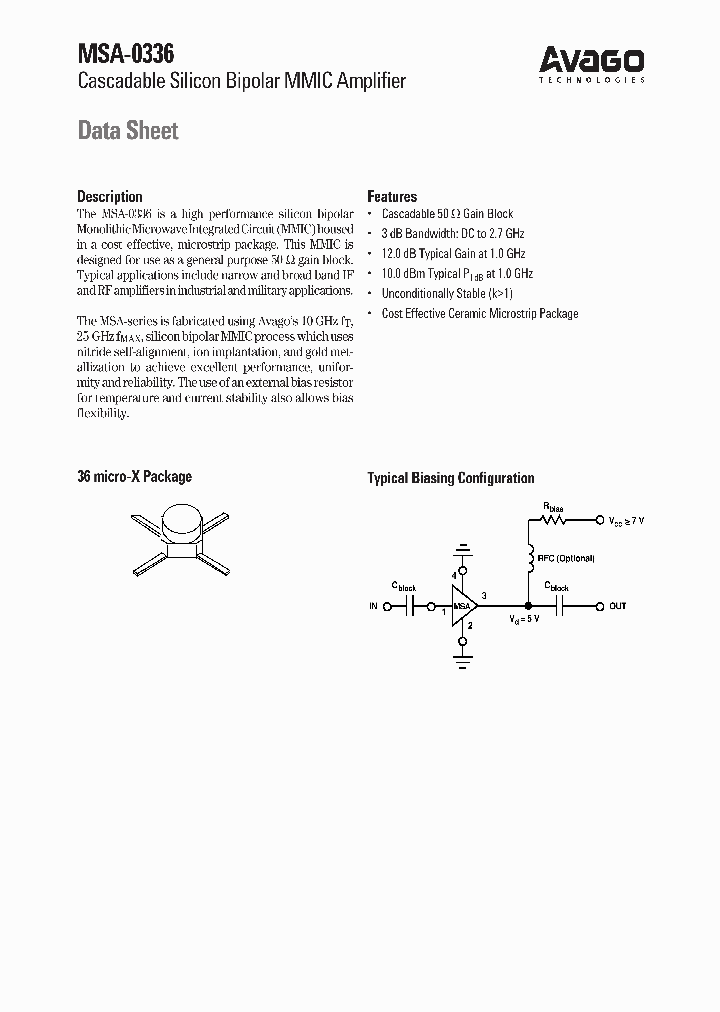 MSA-0336-TR1G_8870674.PDF Datasheet