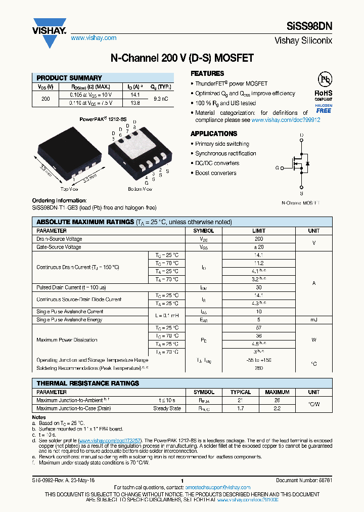 SISS98DN_8871488.PDF Datasheet