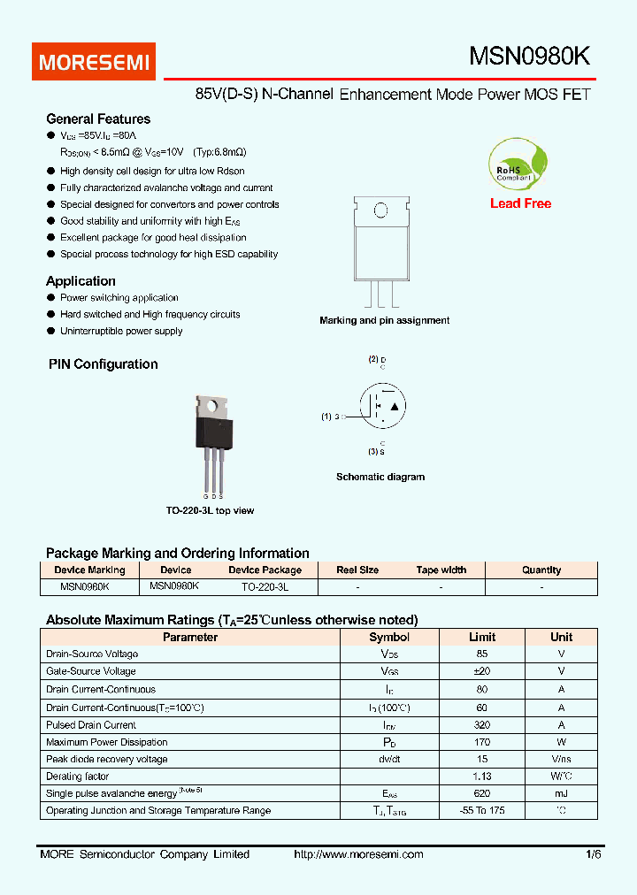 MSN0980K_8871865.PDF Datasheet