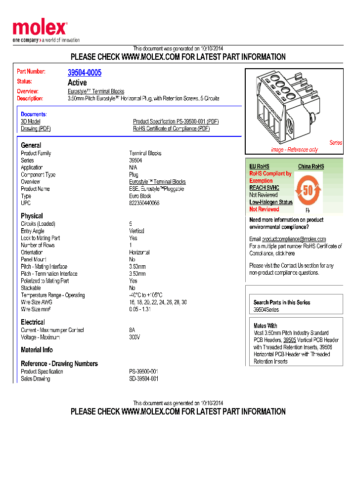 39504-0005_8878023.PDF Datasheet