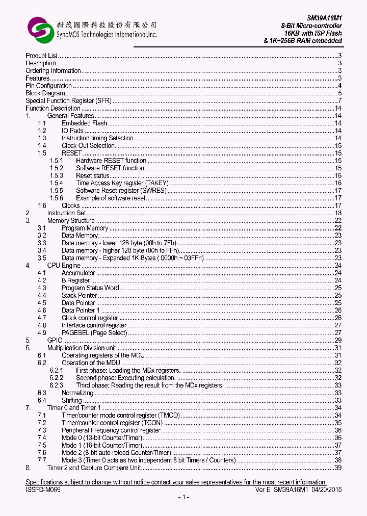 SM39A16M1_8884948.PDF Datasheet