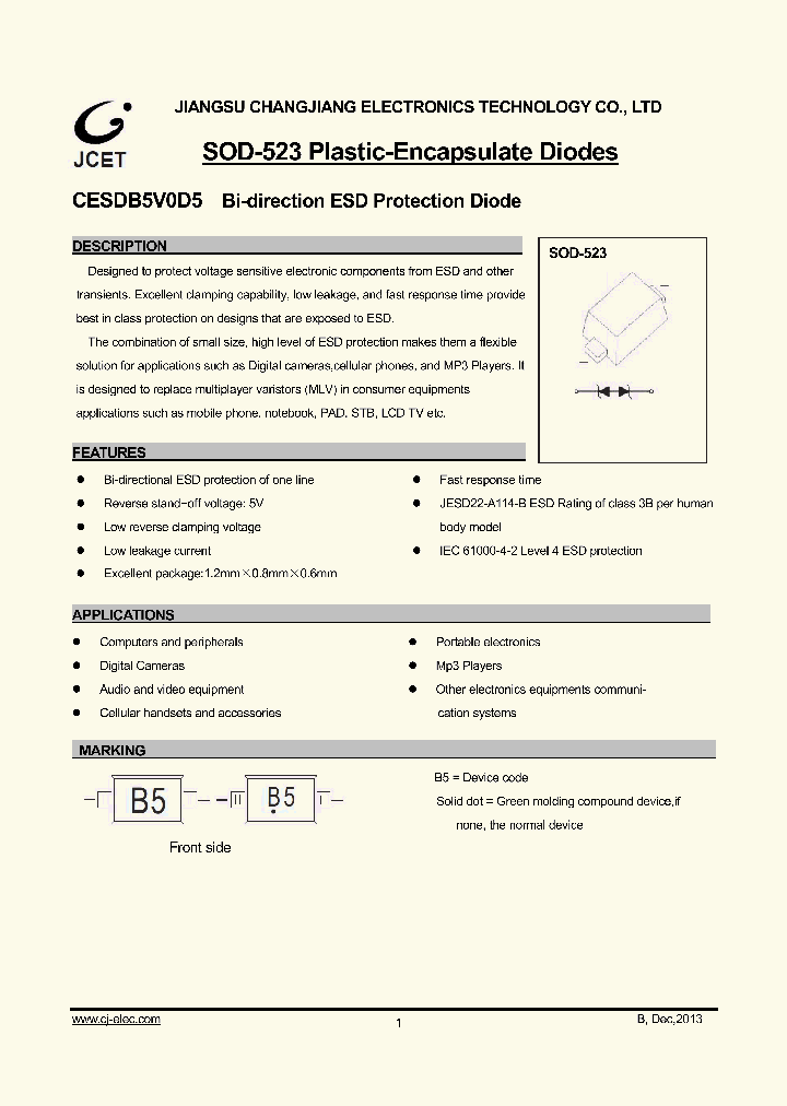 CESDB5V0D5_8885903.PDF Datasheet