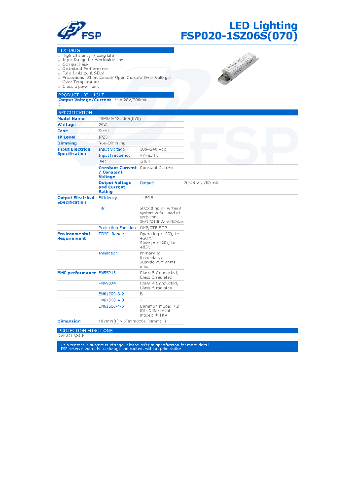 FSP020-1SZ06S070_8887687.PDF Datasheet