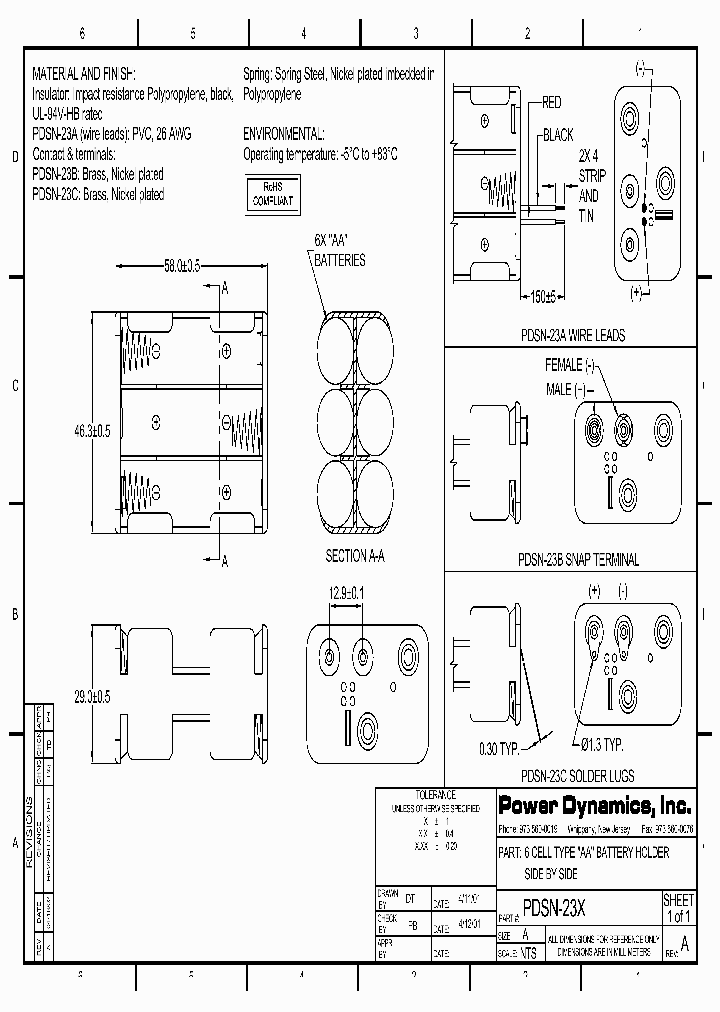 PDSN-23A_8888034.PDF Datasheet