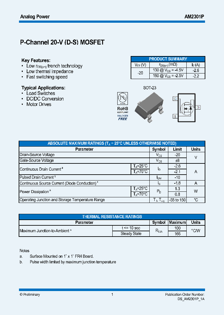 AM2301P_8889104.PDF Datasheet